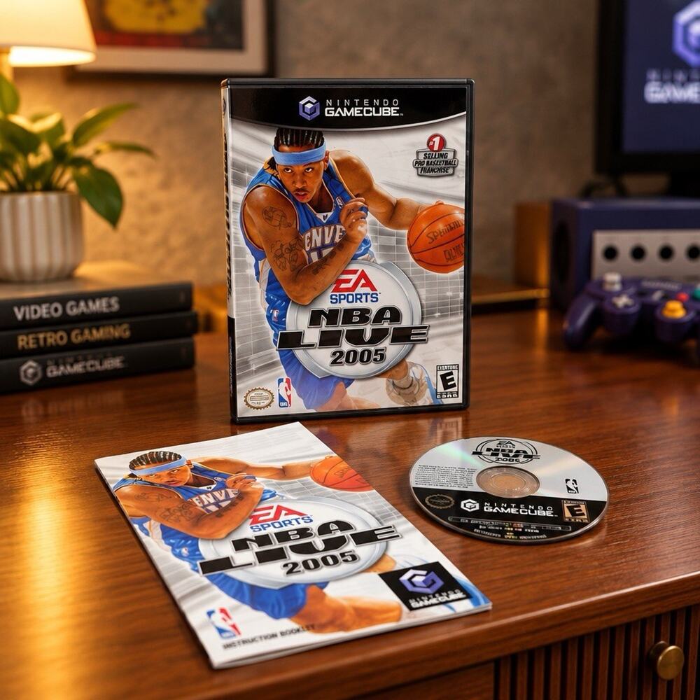 NBA Live 2005 Nintendo GameCube Complete CIB